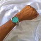 Reloj Q&Q C36A-023PY Acero Tablero Tiffany Hombre
