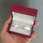 Argollas plata italiana 1000 Floriana para parejas modernas