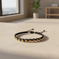 Pulsera 10 Balines Diamantados Oro 18K Hombre Tamaño #5
