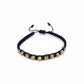 Pulsera 10 Balines Diamantados Oro 18K Hombre Tamaño #5