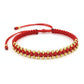 Pulsera Balines Oro 18K Diamantados Doble Carril – 40 Balines #3 Unisex