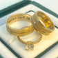 Argollas Anillos Matrimonio Capri en Oro 18K