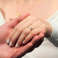 Argolla matrimonio mujer oro laminado18k