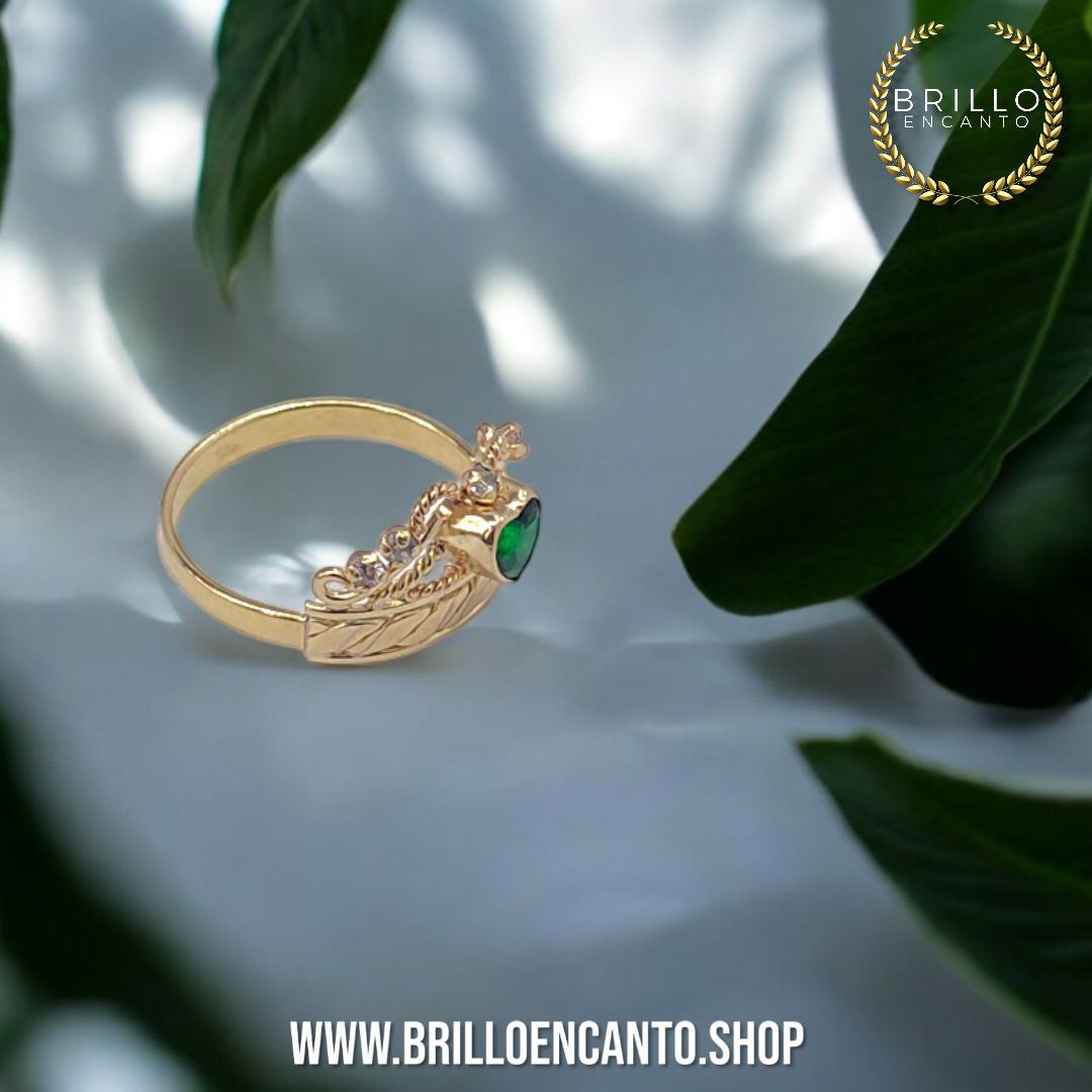 Anillo 15 Años Oro18k Laminado