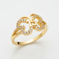 Anillo 15 Años Mariposa Oro 18K