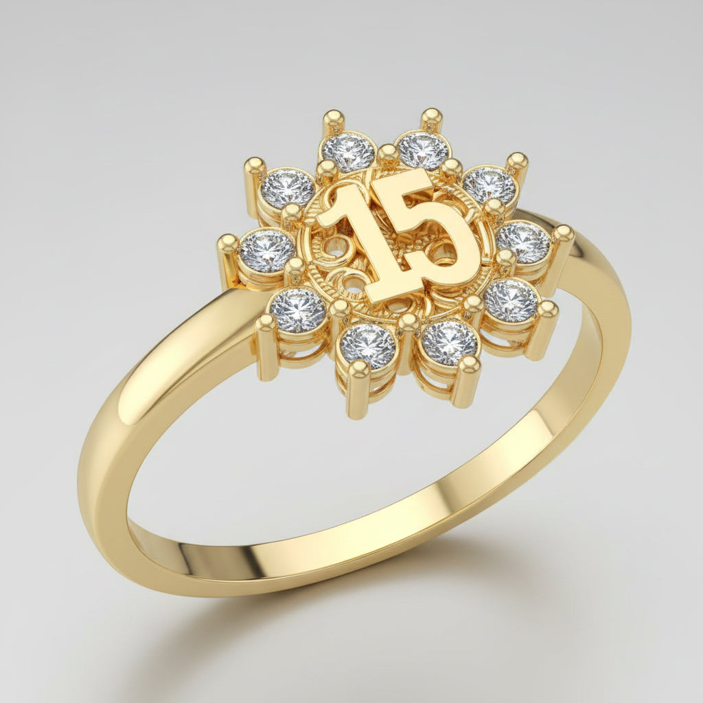 18K Gold Men's Ring with Emerald – Personalized Elegance and Lifetime Guarantee 