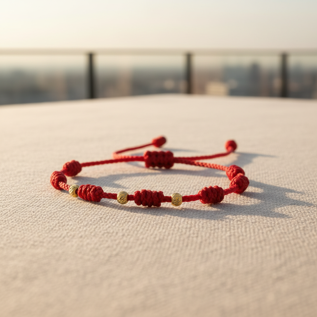 Pulsera de oro 18k de 3 balines, regalo ideal para parejas