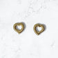 Anti-allergy 18k Gold Plated Heart Earrings