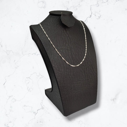 Collar Singapur Plata925 Mujer Elegante 45 CM