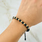 Pulsera masculina oro 18K con textura diamantada y certificado