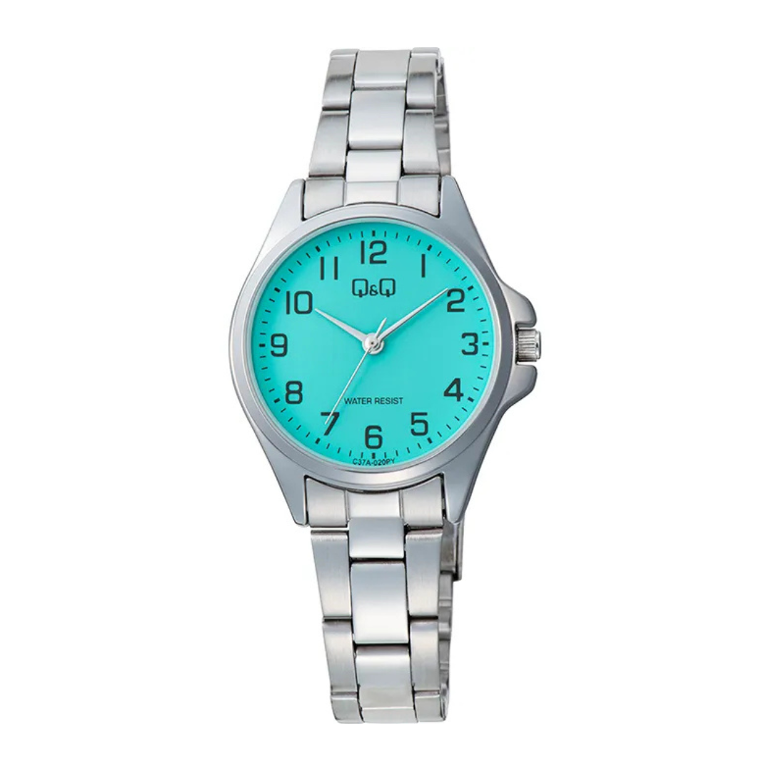 Reloj Mujer Qyq Original Q&q Elegante Plateado C37a-020py