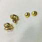 Aretes Elegantes Vanguardistas Oro Laminado 18K para Mujer