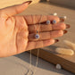 Set Halo Brillo Diamante | Cadena + Dije + Aretes Plata 925 Italiana y Circones Cristal
