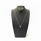 Set Trébol Texturizado en Plata 925 Italiana | Cadena + Dije + Aretes