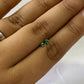 Aretes Hombre Plata 925 Piedra Esmeralda | Brillo Encanto