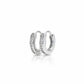 Aretes Hombre Plata 925 Candongas Diamantes Lab | Brillo Encanto
