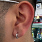 Aretes Hombre Plata 925 Candongas Diamantes Lab | Brillo Encanto