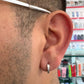 Aretes Hombre Plata 925 Candongas Diamantes Lab | Brillo Encanto