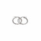 Aretes Melcocha Medianos Plata 925 | Mujer