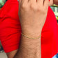 Pulsera de oro 18k macizo real - Brillo Encanto