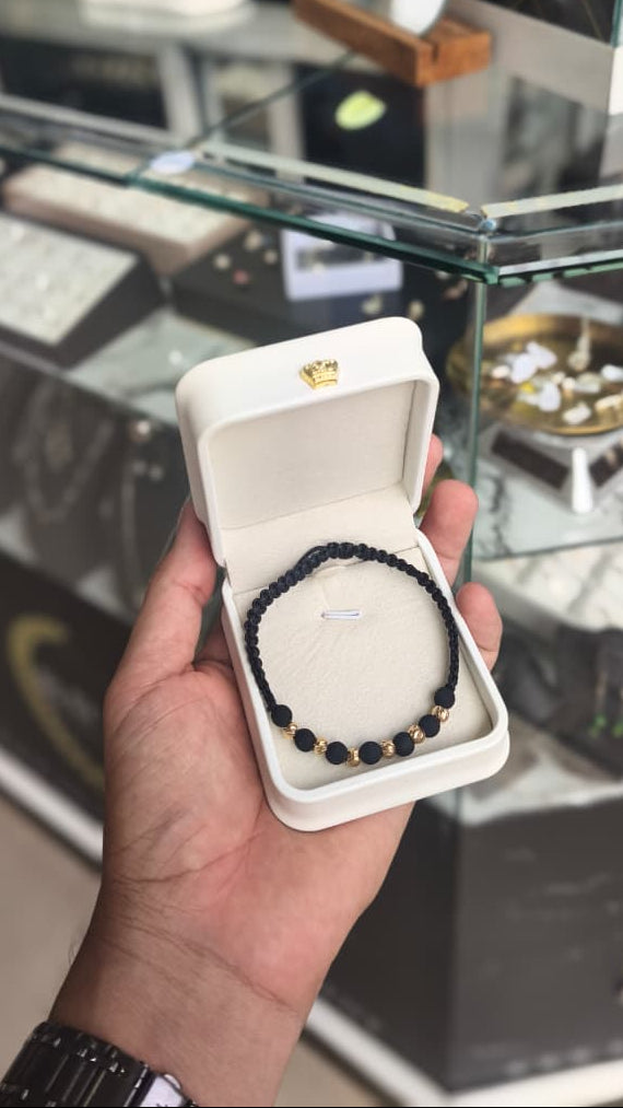 Pulsera ORO 18K Balines Diamantados #5 Unisex