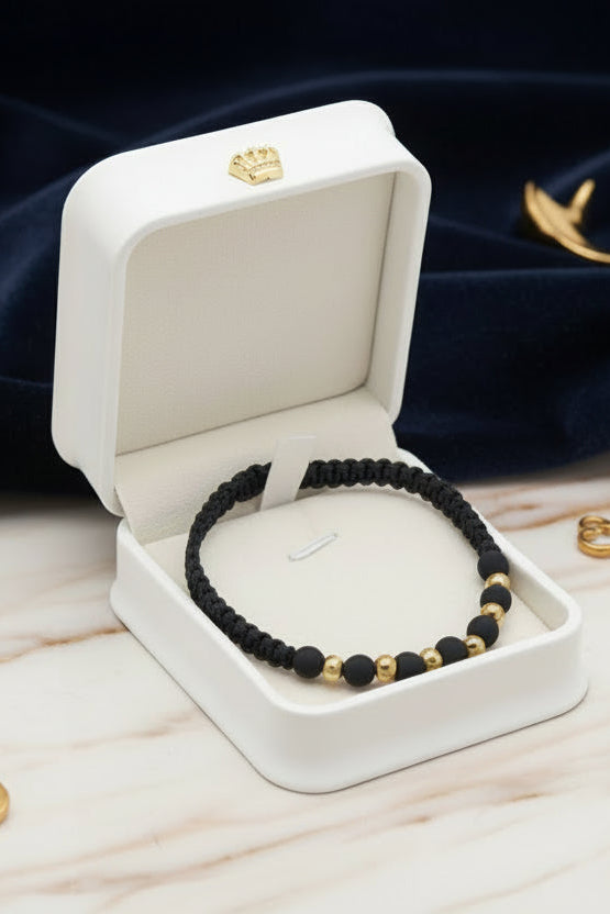 Pulsera ORO 18K Balines Diamantados #5 Unisex