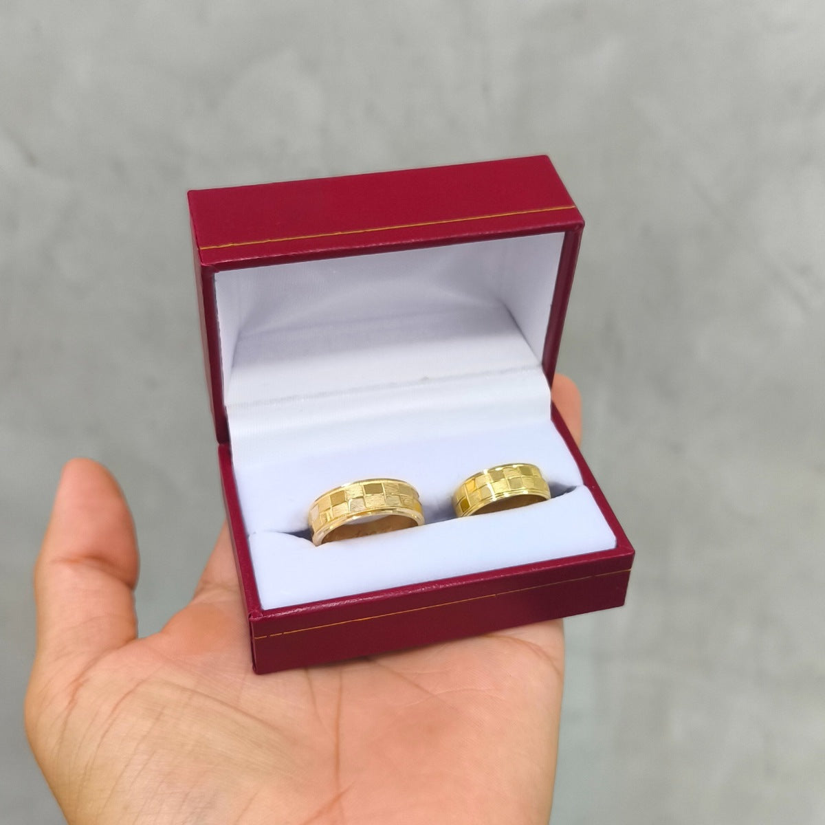 anillos de boda oro 18k acabado espejo envío gratis colombia