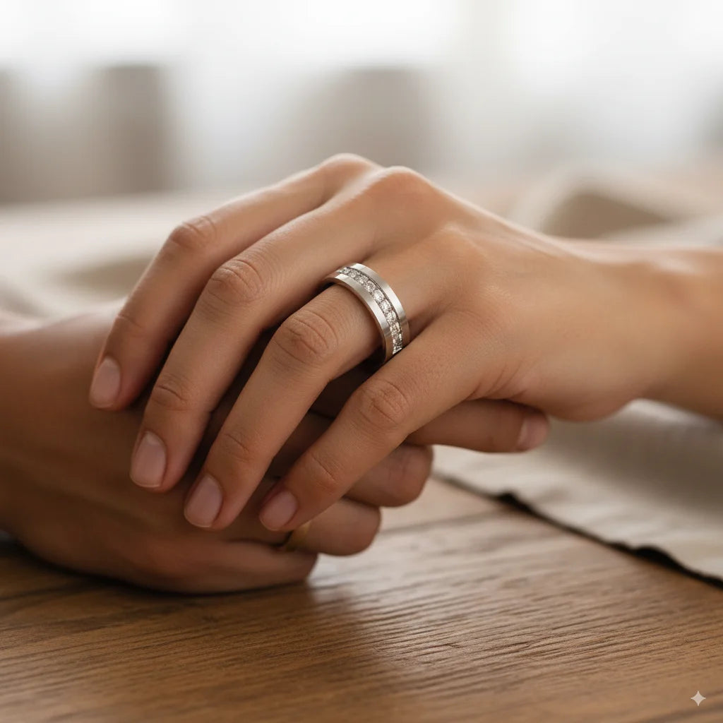 argollas de matrimonio en plata italiana Lecce elegantes