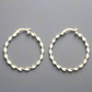 Aretes Candongas Plata 925 Italiana Espiral