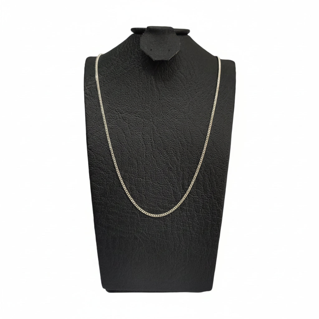 Cadena Cubana Plata 925 Hombre | 65 cm
