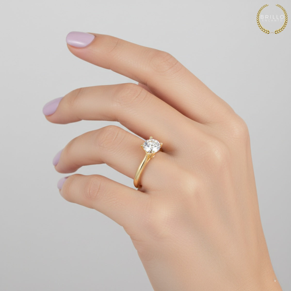 joya hecha a mano en oro 18k Villavicencio anillo compromiso Aura