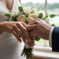 nillos matrimoniales diseño Macarena Hechos en plata 1000 con oro 18k