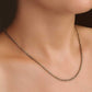 Cadena Collar Dama Oro laminado 18K Tejido 3x1