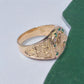 Anillo Oro18K Hombre Herradura Caballo