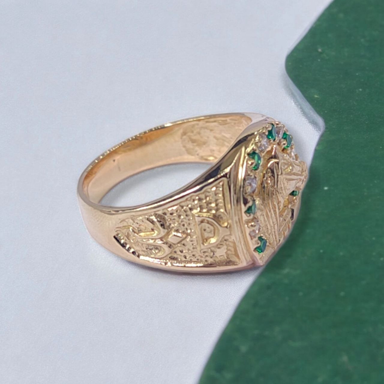 Anillo Oro18K Hombre Herradura Caballo