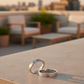 Argollas Matrimonio Pisa en Plata Italiana