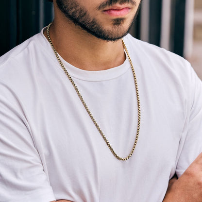 joyería para hombre en oro laminado 18k estilo veneciano