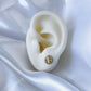 Aretes San Benito Mujer Oro Laminado 18K Antialérgicos 