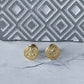 Aretes San Benito Mujer Oro Laminado 18K Antialérgicos