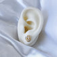 Aretes mujer 3 oros oro laminado 18K topo Brillo Encanto
