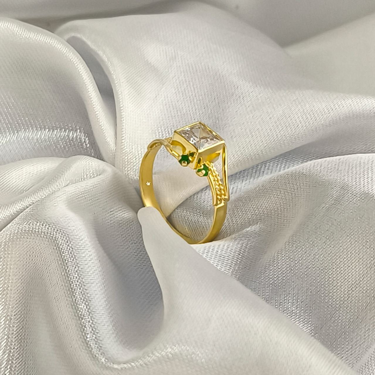 Elegant 18K Gold Plated Women's Ring | Exclusive Jewelry