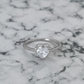 Anillo de Compromiso Plata 925 con Circonita Corazón: Amor a Primera Vista