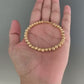 Large 18K Gold Diamond-Covered Balinese Bracelet