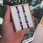 Pulsera 7 chakras oro 18k unisex envío gratis colombia y villavicencio 
