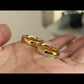 Argollas Anillos Matrimonio Berlín en Oro laminado18K