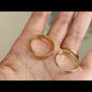 Argollas Anillos Matrimonio Nantes en Oro laminado18K