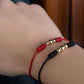 pulseras de pareja con balines oro 18k