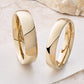 Anillos argollas matrimoniales en oro de 18 kilates diseño clásico liso unisex con envío gratis en Colombia y villavicencio