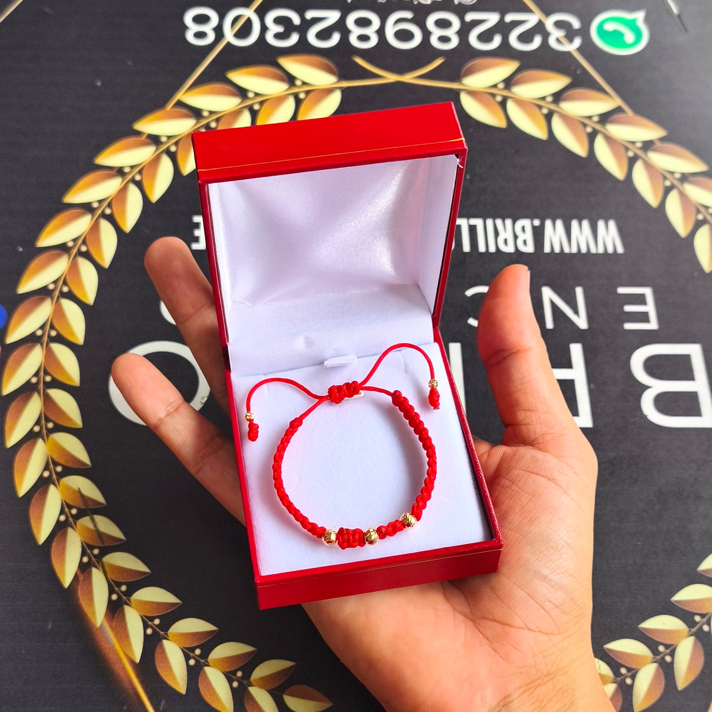Personalized Unisex 18K Gold Diamond Bracelet with Gold Balls