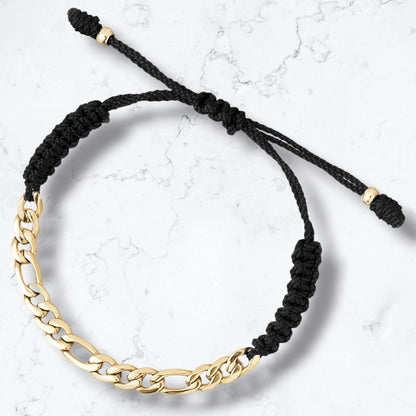 Pulsera Esclava Ajustable en Oro Laminado18k Unisex